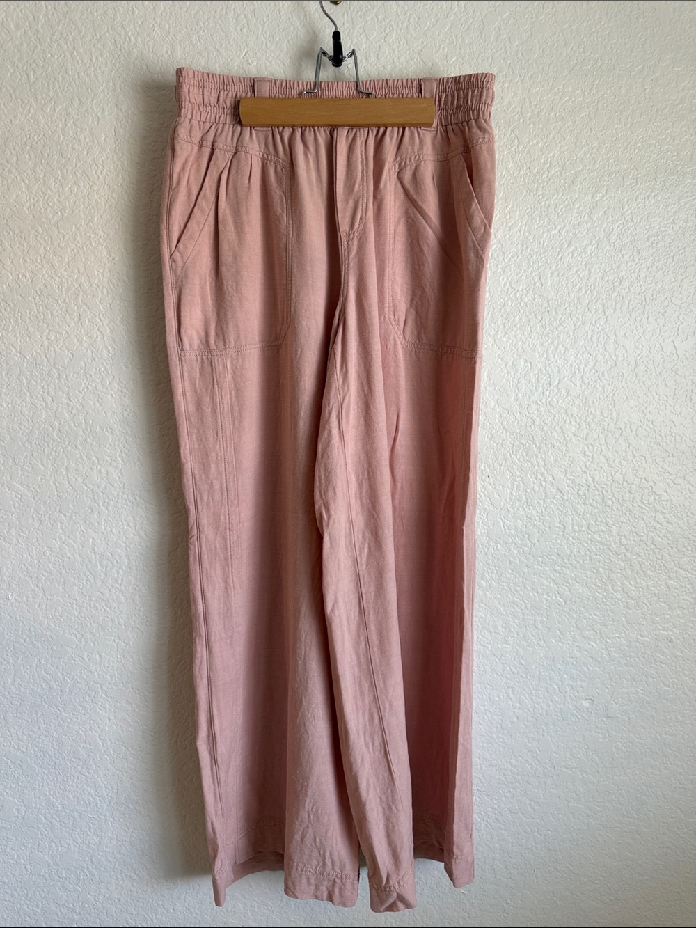Democracy Wide Leg Pants in Dusty Rose
